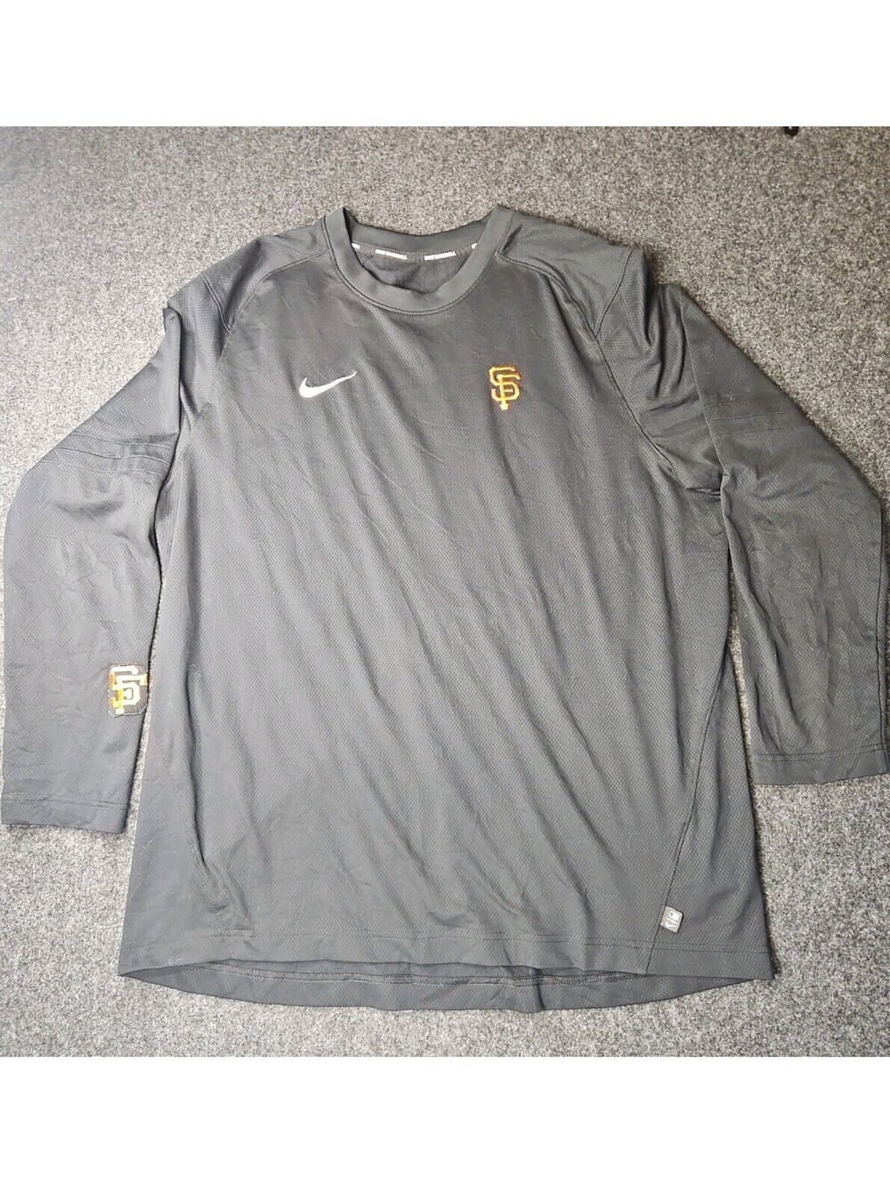 San Francisco Giants Nike Logo Performance Long Sleeve Dri-Fit Size Xl 2024